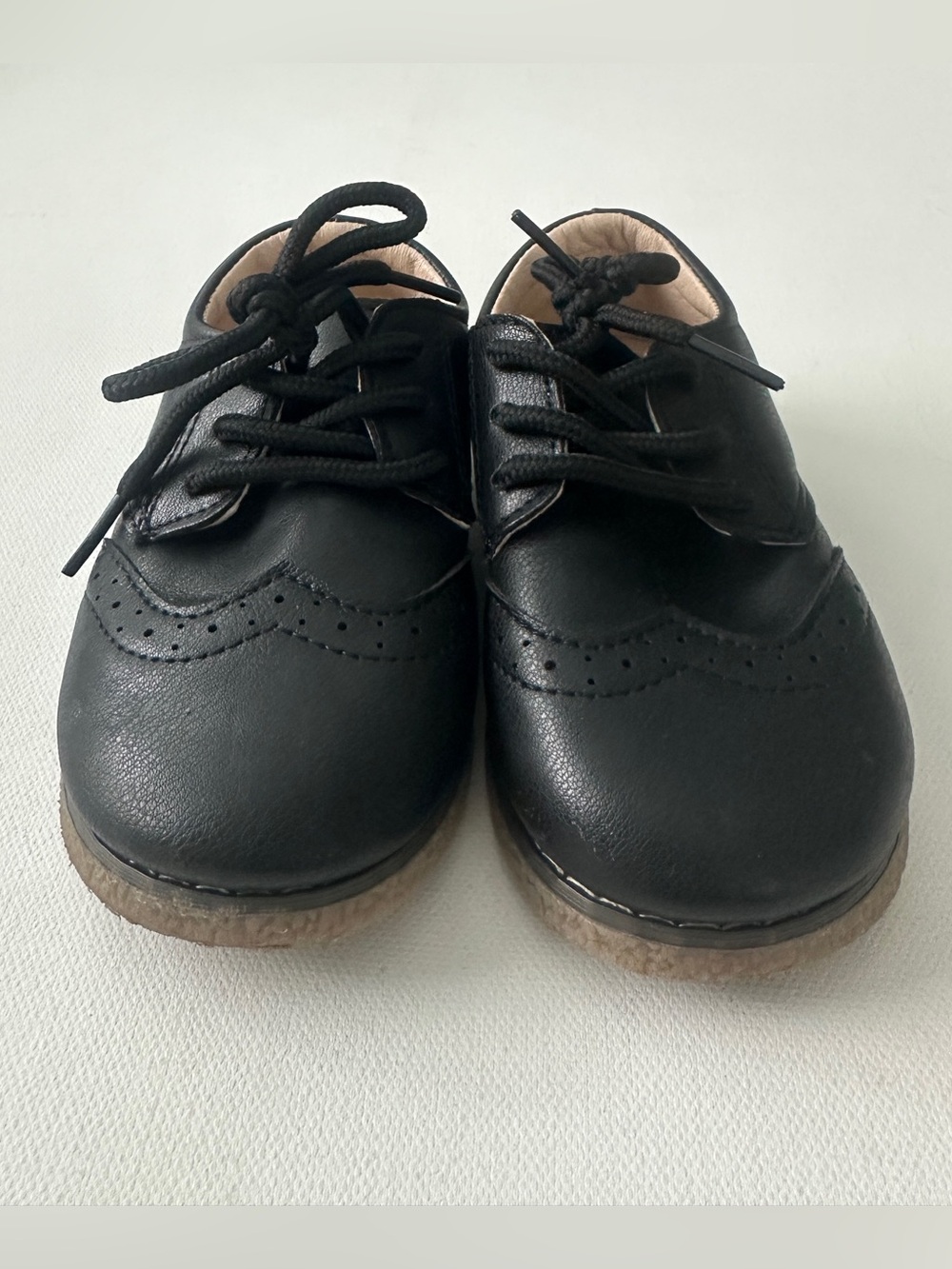 Meckior Boy’s Dress Oxford Shoes.  PU Leather Lace Up.  Size 26.